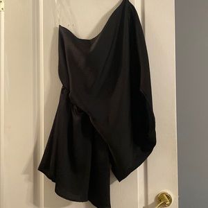 Tyche one shoulder mini dress